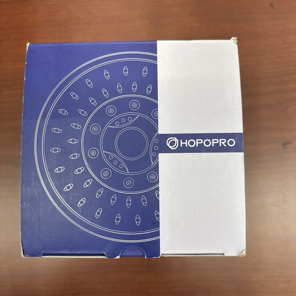 HOPOPRO 5-Mode High Pressure Shower Head - the Washington 4 Inch, Chrome.